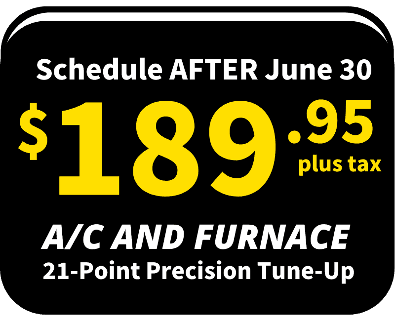 ac and furnace tune-up promotion for july 2022